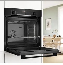 Духовой шкаф электрический Bosch Serie 6 HBG536EB4, 71л, черный