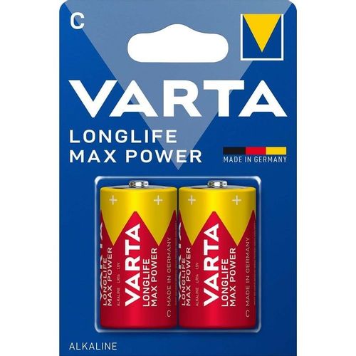 C Батарейка VARTA LongLife Max Power 2 шт.