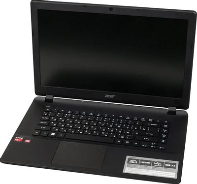 Ноутбук Acer Aspire ES1-522-89U0 NX.G2LER.019, 15.6", AMD A8 7410 2.2ГГц, 4-ядерный, 8ГБ DDR3L, 1000ГБ,  AMD Radeon  R5, Linux, черный