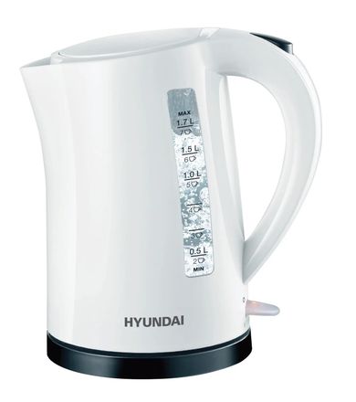 Чайник электрический Hyundai HYK-P1409, 1.7л, пластик