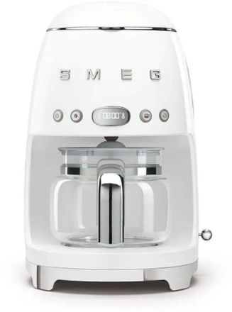 Кофеварка SMEG DCF02WHEU, капельная, белый