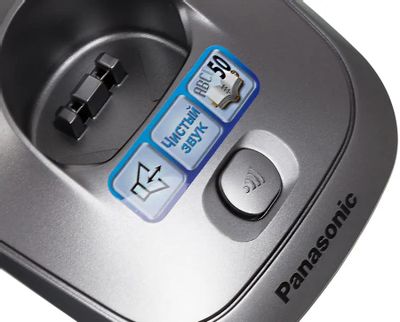 Характеристики Радиотелефон Panasonic KX-TG2511RUM, серый металлик и ...