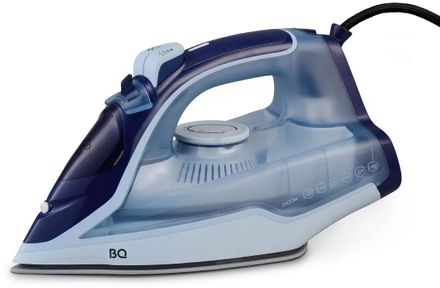 Утюг BQ SI1001, с паровым ударом, 2600Вт, с автоотключением, синий