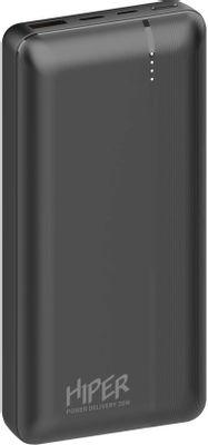 Внешний аккумулятор (Power Bank) HIPER MX Pro 20000,  20000мAч,  черный [mx pro 20000 black]