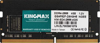 Характеристики Оперативная память Kingmax KM-SD4-2666-4GS DDR4 - 1x 4ГБ ...