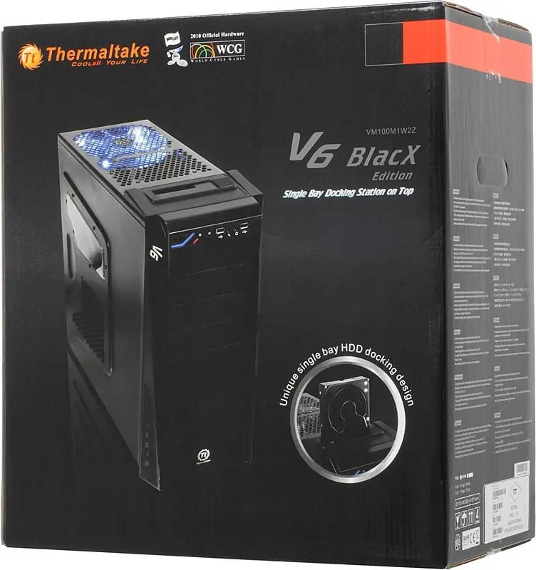 ATX Thermaltake V6 BlacX Edition VM100M1W2Z Midi Tower 578571
