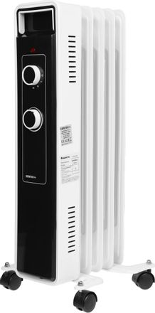 Масляный радиатор CENTEK CT-6221-5, 1000Вт, 5 секций, 3 режима, белый