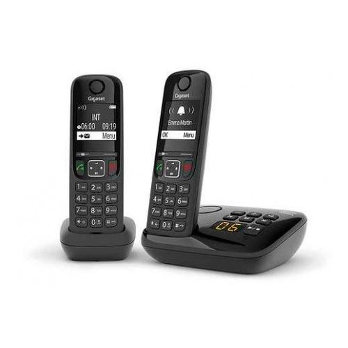 Радиотелефон Gigaset AS690A DUO, черный [l36852-h2836-m201]