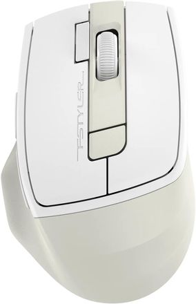 Мышь беспроводная A4TECH Fstyler FG45CS Air2, радио, оптическая, USB, 2000dpi, бежевый [fg45cs air2 usb (cream beige)]