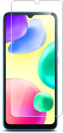 Защитное стекло для экрана BORASCO Hybrid Glass для Xiaomi Redmi 10A антиблик, 2.5D, 1 шт [70419]