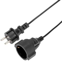 Удлинитель силовой PROCONNECT PROc-Uc, розеток 1шт, 3x0.75 кв.мм, 6A, 10м, ПВС, рамка пластиковая, черный