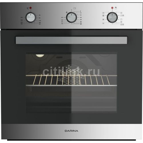 Духовой шкаф электрический Darina 1U5 BDE 112 707 X3, 65л, дверца с 3 стеклами, нержавеющая сталь/стекло черное — цена и… Духовой шкаф электрический Darina 1U5 BDE 112 707 X3, 65л, дверца с 3 стеклами, нержавеющая сталь/стекло черное