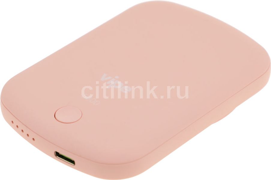 Внешний аккумулятор (Power Bank) Vipe Jake, 5000мAч, розовый [vppbjake5kstpnk]