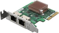 Сетевая карта Qnap QXG-2G2T-I225 двухпортовая 2,5GBASE-T/1000BASE-T/100BASE-TX, PCIe Gen2 x2