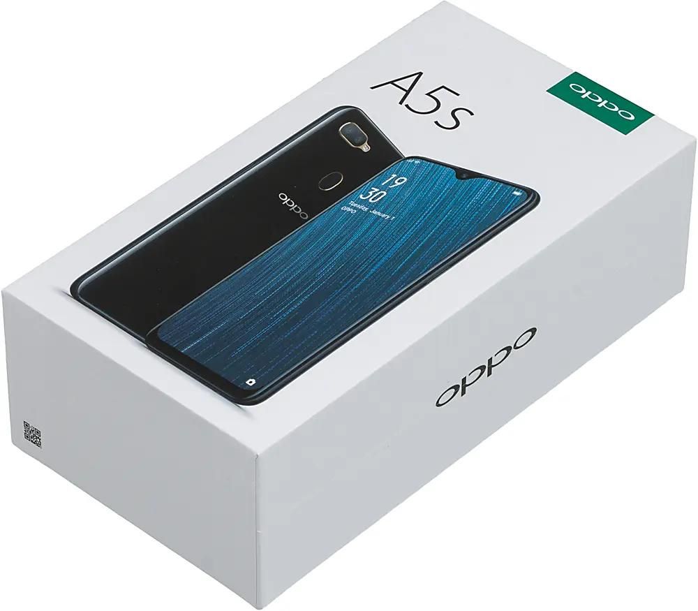 Характеристики Смартфон OPPO A5s 32Gb, CPH1909, черный (1189753) смотреть в  СИТИЛИНК