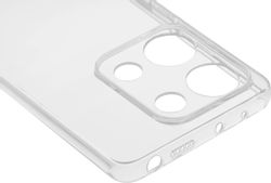 Чехол (клип-кейс) BORASCO Silicone Case, для Xiaomi Redmi Note 14S, прозрачный