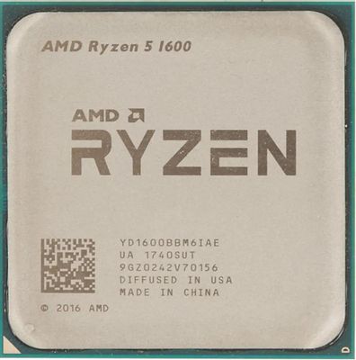Процессор AMD Ryzen 5 1600, AM4,  OEM [yd1600bbm6iae]