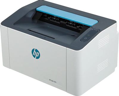 Принтер лазерный HP Laser 107r черно-белая печать, A4, цвет белый ...