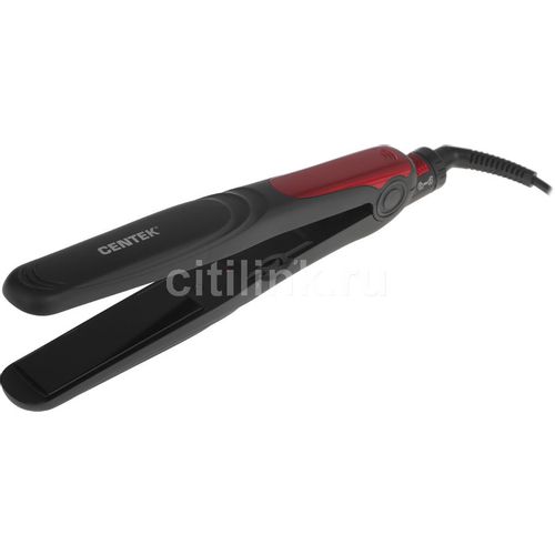 Выпрямитель для волос CENTEK CT-2008, черный и красный