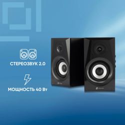 Колонки Bluetooth Oklick OK-166 BT, 2.0, черный