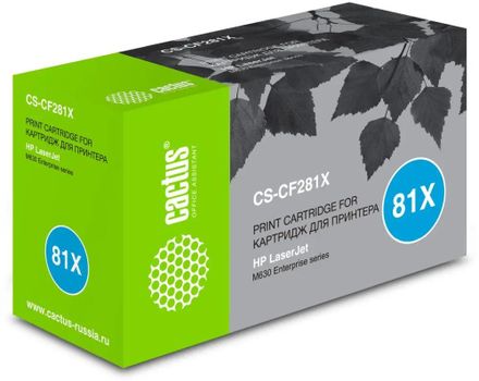 Картридж Cactus CS-CF281X, CF281X, черный / CS-CF281X