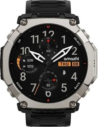 Смарт-часы AMAZFIT T-Rex Ultra 2 A2550, 51мм, 1.5", черный/серебристый