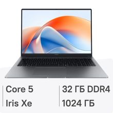 Изображение товара Ноутбук Honor MagicBook X16 Plus 2025 с 16-дюймовым IPS-экраном и Intel Core i5
