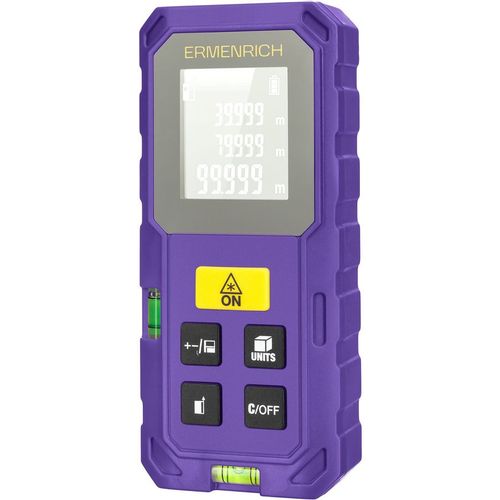 Лазерный дальномер ERMENRICH GS40, 1 класс лазера, 620нм, луч красный [86257]