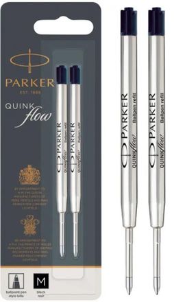 Стержень шариковый Parker Z08 средний (M) 1мм цвет чернил: черный, блистер (2шт) [1950372]