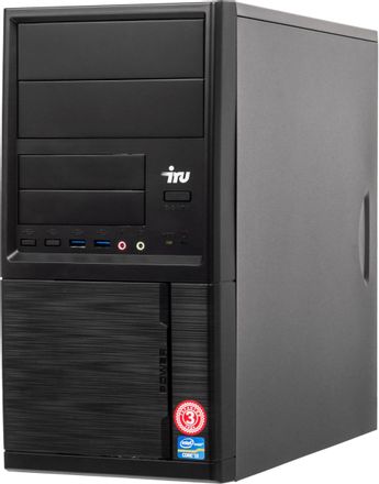Компьютер iRU Office 223 AMD Ryzen 3 2200G,  DDR4 8ГБ, 1000ГБ,  AMD Radeon Vega 8,  FreeDOS,  черный [1176378]