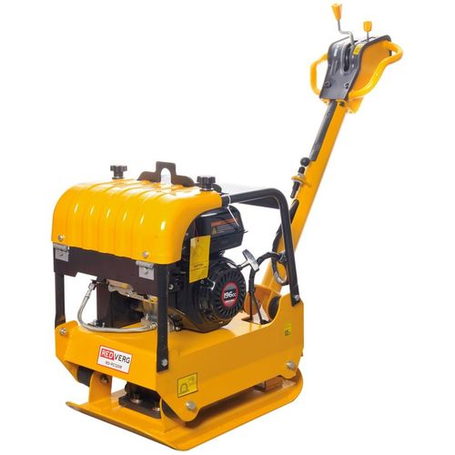 Виброплита REDVERG RD-PC120R, бензиновый, 6.5л.с., 4100Вт, уплотнение: 350мм, желтый