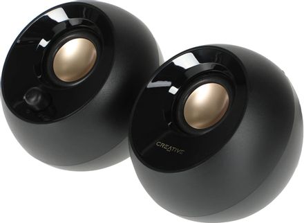 Колонки Creative Pebble MF1680,  2.0,  черный [51mf1680aa000]