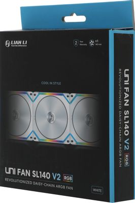 Вентилятор Lian Li Uni Fan SL140 V2 140мм, 4-pin, 1600об/мин, 29