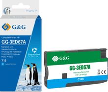Картридж G&G GG-3ED67A, 712, голубой / GG-3ED67A – купить в Ситилинк ...