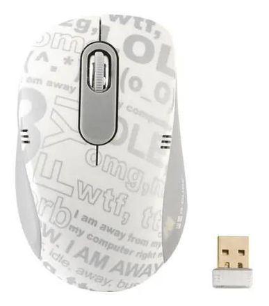 Мышь беспроводная G-Cube G7CR-60S, радио, оптическая, USB, 1000dpi, серый и черный
