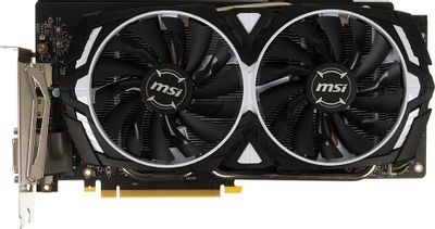 Видеокарта MSI NVIDIA GeForce GTX 1060 GTX 1060 ARMOR 6G 6ГБ GDDR5, Ret ...