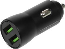 Изображение товара Автомобильное зарядное устройство BORASCO 2xUSB-A USB-C 2.4A черное