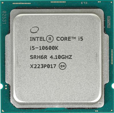 Процессор Intel Core i5 10600K, LGA 1200,  OEM [cm8070104282134 srh6r]