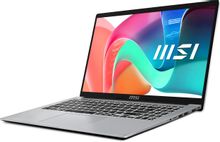 Ноутбук MSI Modern 15 F13MG-087XRU 15.6", IPS, Intel Core i5 1335U, 10-ядерный, 16ГБ DDR4, 1ТБ SSD,  Intel Iris Xe graphics, серебристый