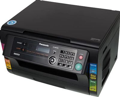 МФУ лазерный Panasonic KX-MB2000RUB черно-белая печать, A4, цвет черный