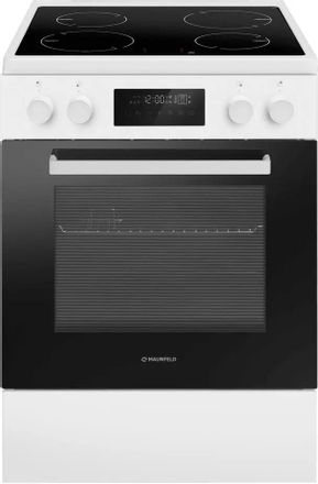 Электрическая плита MAUNFELD MIC611W01TD,  стеклокерамика,  индукционная,  без крышки,  белый [ка-00018166]