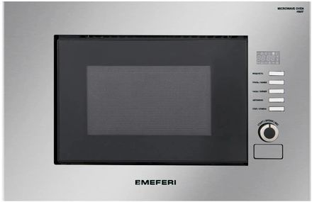 Встраиваемая микроволновая печь MEFERI Power MMO6020IX Slim, 20л, 1200Вт, нержавеющая сталь [mmo6020ix slim power]
