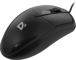 Мышь проводная Defender Trace MB-989, USB, черный