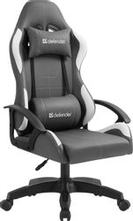 Изображение товара Игровое кресло Defender Chromos экологическая кожа регулируемое по высоте Изображение товара Игровое кресло Defender Chromos экологическая кожа регулируемое по высоте