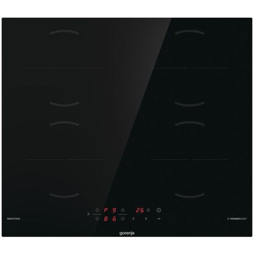 Индукционная варочная поверхность Gorenje GI6401BSCE, конфорок: 4 шт., стеклокерамика, независимая, черный