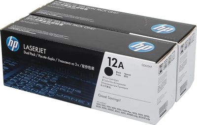 Картридж (двойная упаковка) HP Q2612AF, черный / Q2612AF – купить в ...