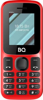 Сотовый телефон BQ 1848 Step+,  красный/черный
