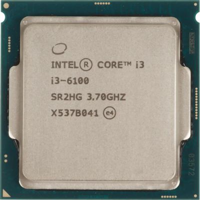 Процессор Intel Core i3 6100, LGA 1151,  OEM [cm8066201927202s r2hg]