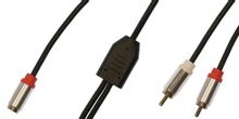 Изображение товара Кабель-переходник аудио PREMIER 5-303 0.3м RCA позолоченные контакты