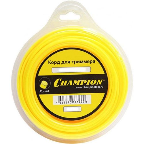Леска для садовых триммеров CHAMPION C5012, 3мм, 25м